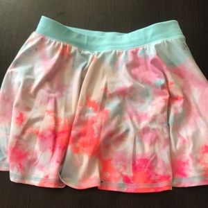 Tie-dye multicolored skirt
